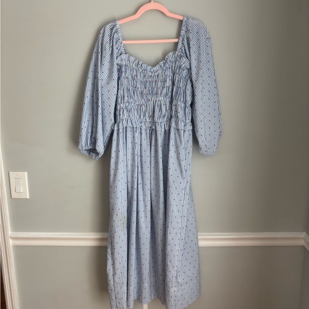 Maeve Smocked Midi Dress